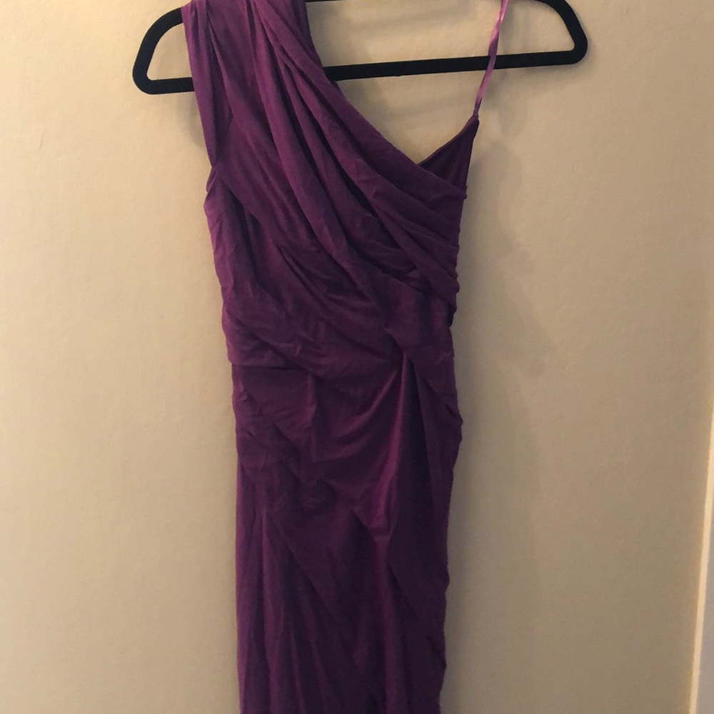 Donna Karan purple dress